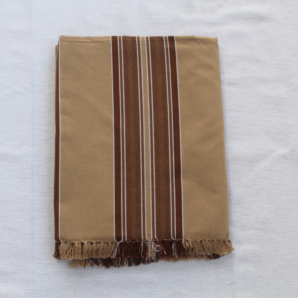 Premium Blanket - Brown Stripes