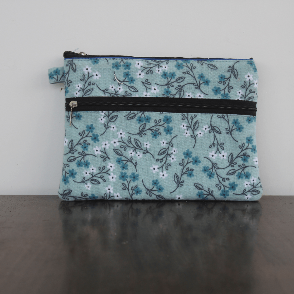 2 zip purse