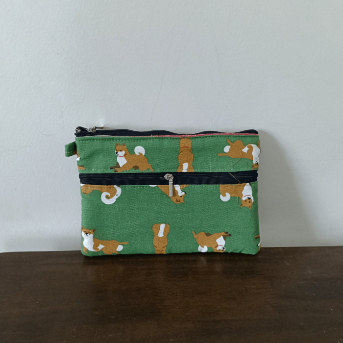 2 zip purse