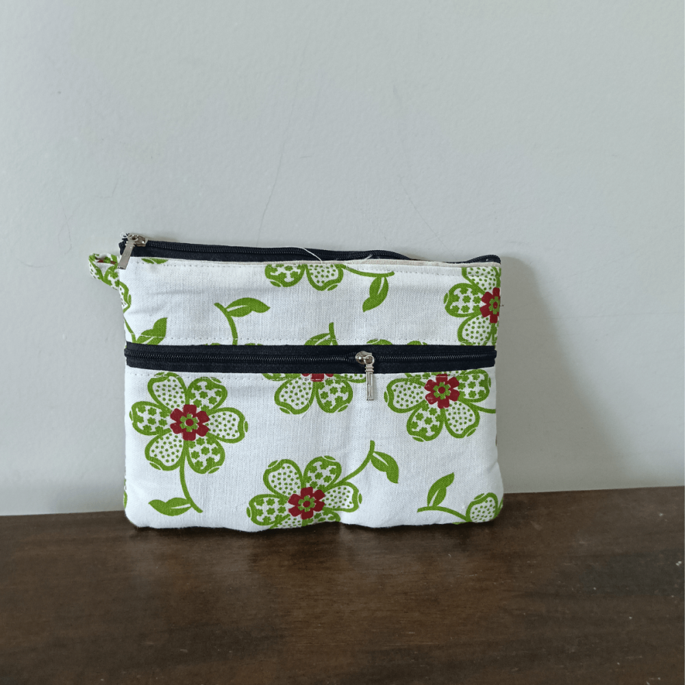 2 zip purse