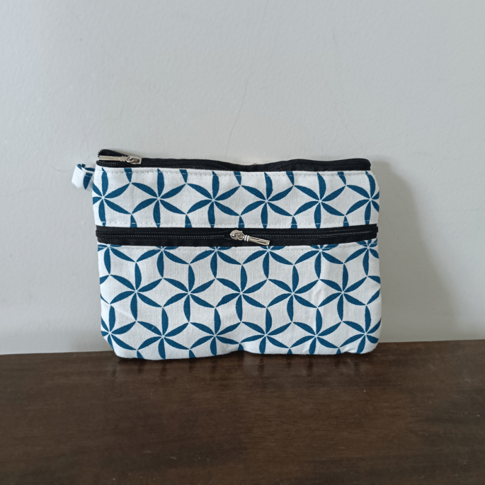 2 zip purse