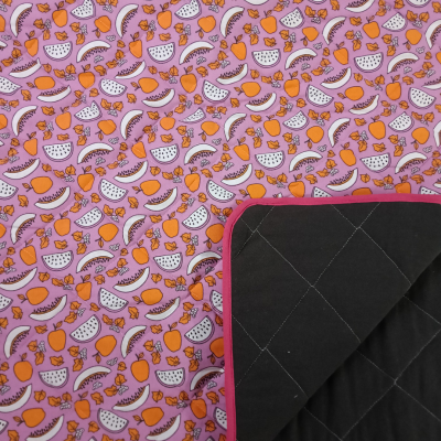 Quilt  Slim Bed 250gsm - pink fruits