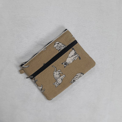 2 zip purse
