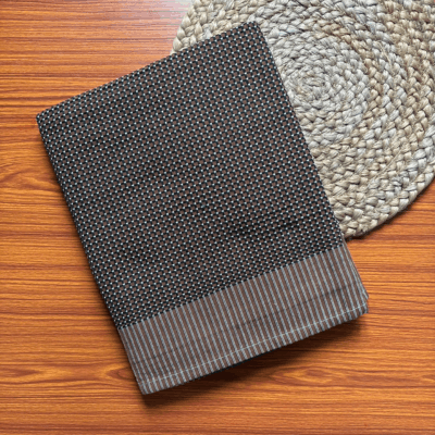 Chennimalai bedsheets- Dot(Brown)