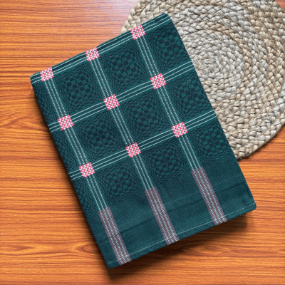 Chennimalai bedsheets- Nest(Green)