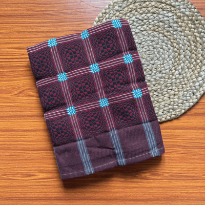 Chennimalai bedsheets- Nest(Maroon)
