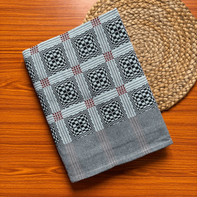 Chennimalai bedsheets- Nest(Blue)