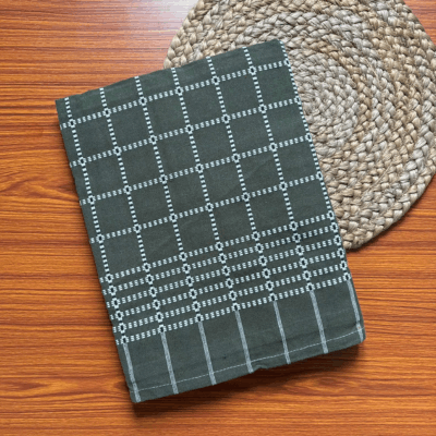 Chennimalai bedsheets- Light(Dark Green)