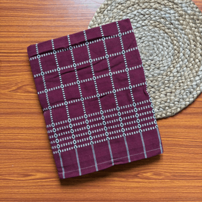 Chennimalai bedsheets- Light(Maroon)