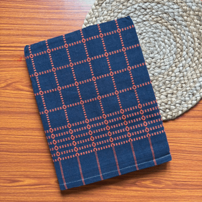 Chennimalai bedsheets- Light(Dark Blue)
