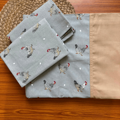 King Size (100*110 inches) - Hen Grey