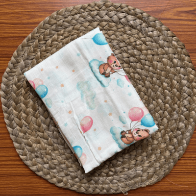 Bamboo Muslin Swaddle(Teddy)