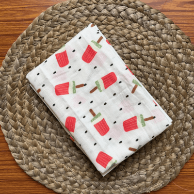 Bamboo Muslin Swaddle(Popsicles)