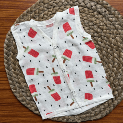 Bamboo Muslin Jabla- Popsicles