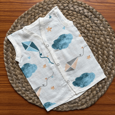 Bamboo Muslin Jabla- Kite