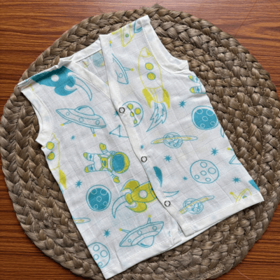 Bamboo Muslin Jabla- Space